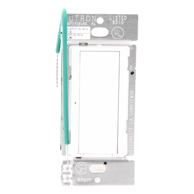 Interruptor de Pared On/Off / Doble Voltaje 120/277 V / 8 A Iluminación / 2 Hilos Sin Neutro / RF 431-437 MHz / Unipolar o | SIERRA STORE