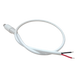 Cable de Alimentación DC / Conector Macho 5.5 x 2.1 mm / Calibre 22AWG / Longitud 30 cm / Forro Blanco / Polarizado | SIERRA STORE