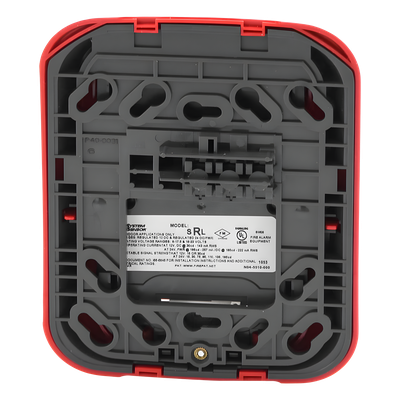 Estrobo de Pared Serie L / Candela Seleccionable 15-185 cd / 12-24 Vcd Automático / Flash 1 Hz / Compatible SpectrAlert | SIERRA STORE