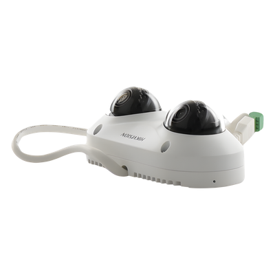 HIKVISION DS-2CD6D52G0-IHS - Cámara IP Dual-Lente / 5 Megapixel / 2.8 mm Fijo / WDR 120 dB / IR 10 m (32.8 ft) / IP67 / IK10 / PoE / | SIERRA STORE