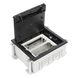 Caja de Suelo / 2 Módulos Dobles K45 / Profundidad Ajustable 70-100 mm (2.76-3.94 in) / Carga 1400 kg / Resistencia Térmica 125 °C / | SIERRA STORE
