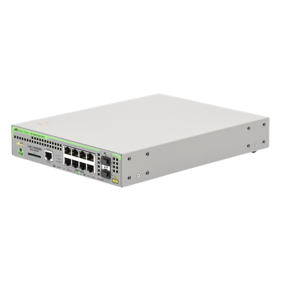 Switch PoE+ Administrable / 8 Puertos Gigabit / 2 SFP Uplink / 124 W PoE / Capa 3 | SIERRA STORE
