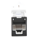 SIEMON U5-H01NS - Jack UTP Cat5e / Terminación 110 / Montaje Híbrido Plano-Angulado / 1 Puerto / Color Negro | SIERRA STORE