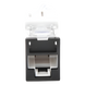 SIEMON U5-H01NS - Jack UTP Cat5e / Terminación 110 / Montaje Híbrido Plano-Angulado / 1 Puerto / Color Negro | SIERRA STORE