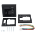 Termostato de Gestión Energética / BACnet MS/TP y Wi-Fi / 100-277 VAC / FCU 2 y 4 Tubos / 3 Velocidades / Sensor PIR / Ónix Negro | SIERRA STORE