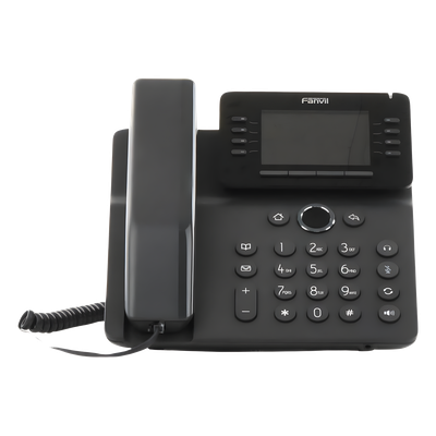 Teléfono IP Empresarial / 12 Líneas SIP / Pantalla Color 3.5" / Wi-Fi Dual Band / Bluetooth 5.0 / PoE Gigabit / Conferencia 6 Vías | SIERRA STORE