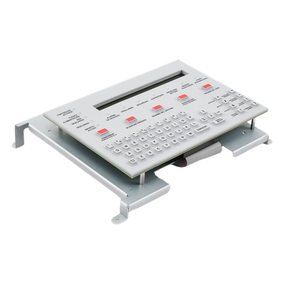Teclado LCD para Panel de Incendio / Pantalla Retroiluminada 80 Caracteres / Teclado QWERTY / 12 LEDs de Estado / Español / Serie ONYX | SIERRA STORE