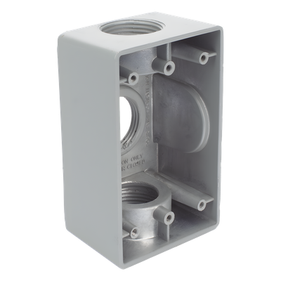 Caja Condulet / 1" (25.4 mm) / Tres Bocas / Aluminio Diecast / A Prueba de Intemperie / NPT / Volumen 246 cm³ | SIERRA STORE