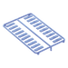 PANDUIT CIDBU-C - Iconos de Datos / Mini-Com / 14.2 mm Ancho / 2 mm Profundidad / 4.6 mm Altura / ABS / Paquete 100 / Azul | SIERRA STORE