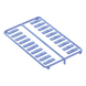 PANDUIT CIDBU-C - Iconos de Datos / Mini-Com / 14.2 mm Ancho / 2 mm Profundidad / 4.6 mm Altura / ABS / Paquete 100 / Azul | SIERRA STORE