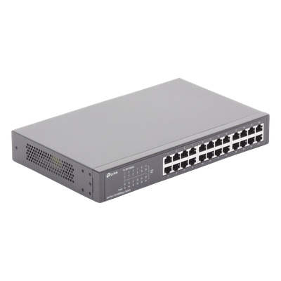 Switch no administrable / 24 puertos 10/100 Mbps / 35.7 Mpps / Escritorio o rack | SIERRA STORE