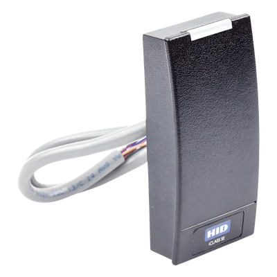 Lector de Acceso Multiformato / iCLASS SEOS / MIFARE Classic DESFire / NFC Móvil / Wiegand / 5-16 VDC / 4.8 x 10.3 x 2.3 cm | SIERRA STORE