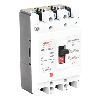 Interruptor Térmico 3P / 100 A / 690 V CA / Alta Capacidad de Ruptura / Aplicaciones Fotovoltaicas AC / -5°C a +40°C | SIERRA STORE
