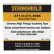 PANDUIT ST130-075-30BK - Cinta Aislante Autoadherente / EPR 0.76 mm (30 mil) / 19 mm x 9.1 m / 600V a 69 kV / 90°C Continuo / 130°C | SIERRA STORE