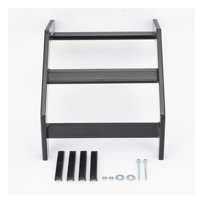 Curva Vertical Exterior 90° / Escalera Tubular 1.5" de Peralte x 12" de Ancho / Acero al Carbono con Recubrimiento Epóxico / Radio de | SIERRA STORE