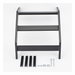 Curva Vertical Exterior 90° / Escalera Tubular 1.5" de Peralte x 12" de Ancho / Acero al Carbono con Recubrimiento Epóxico / Radio de | SIERRA STORE