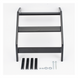 Curva Vertical Exterior 90° / Escalera Tubular 1.5" de Peralte x 12" de Ancho / Acero al Carbono con Recubrimiento Epóxico / Radio de | SIERRA STORE