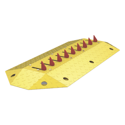 ACCESSPRO XB-TK-AE - Bisel final para sección de picos ponchallantas / Acero robusto / Diseño modular / Picos retráctiles / Resistente | SIERRA STORE