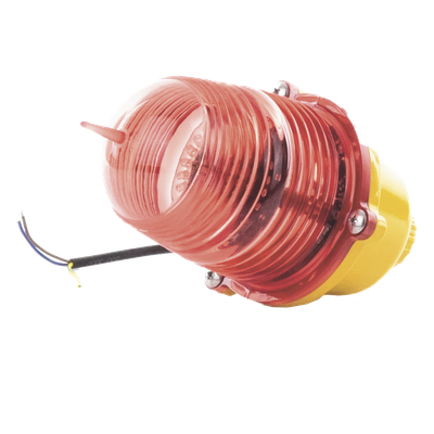 EPCOM INDUSTRIAL EI-LBIB - Estrobo LED de Obstrucción / Luz Fija Roja / 75-220 Vca / IP66 / -55°C a 70°C / 32.5 cd / 100,000 h | SIERRA STORE