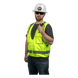 Chaleco de seguridad reflectante / Talla XL / ANSI/ISEA 107-2015 Tipo R Clase 2 / Pecho 44''-50'' (111,8-127 cm) / Amarillo alta | SIERRA STORE