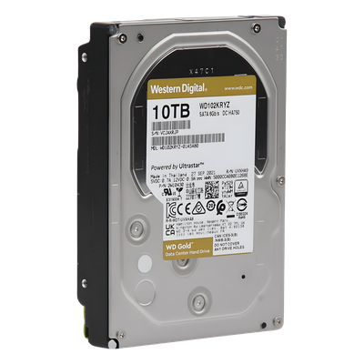 Disco Duro Gold de 10 TB / 7200 RPM / Optimizado para NAS, RAID, Data Center y NVRs de Gran Capacidad / Uso 24-7 / Proteccion | SIERRA STORE