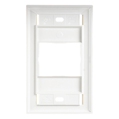 SIEMON CT2-FP-02 - Placa de Pared / 1 Puerto Acoplador / Estándar Británico 85x85mm / Color Blanco | SIERRA STORE