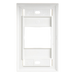 SIEMON CT2-FP-02 - Placa de Pared / 1 Puerto Acoplador / Estándar Británico 85x85mm / Color Blanco | SIERRA STORE