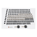 Gabinete de Pared / 9U / Profundidad 455 mm / Puerta Perforada / Carga 80 kg / Acero Reforzado / Color Blanco | SIERRA STORE