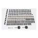 Gabinete de Pared / 9U / Profundidad 455 mm / Puerta Perforada / Carga 80 kg / Acero Reforzado / Color Blanco | SIERRA STORE