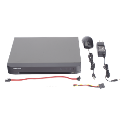 HIKVISION IDS-7208HUHI-M1/A/X - DVR Pentahíbrido / 8 Canales TURBOHD + 8 Canales IP / 16 Canales Combinados / 8 Megapixel (4K) / Audio | SIERRA STORE