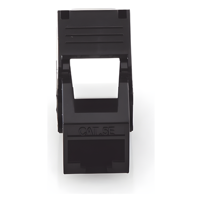 LINKEDPRO BY EPCOM LP-KJ-516-TTBK - Módulo Jack Keystone / Cat5e / Toolless / Terminación 180° / UTP / 1 Puerto / Color Negro | SIERRA STORE