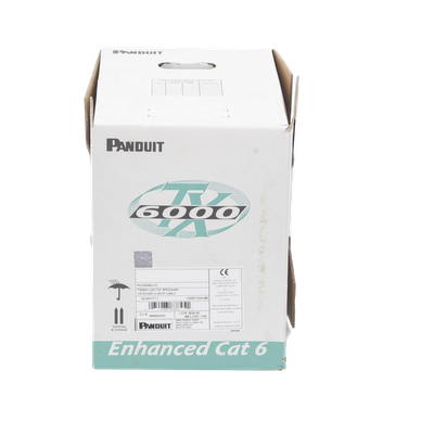 PANDUIT PUR6004BU-FE - Bobina de Cable UTP 305 m. de Cobre, TX6000™ PanNet, Reelex, Azul, Categoría 6 Mejorado (23 AWG), PVC (CMR | SIERRA STORE