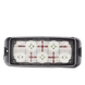 Luz LED de Advertencia / 10 LED de Alta Intensidad / Rojo/Azul / Montaje Superficial / 12-24 VDC / SAE Clase I / IP Resistente al Agua | SIERRA STORE