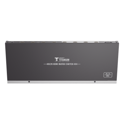 MATRICIAL 4 x 4 / 4 Entradas y 4 Salidas en HDMI /  4K × 2K @ 60Hz / 18Gbps / HDMI 2.0 / HDCP 2.2 / 3D / Conmutación por Botón, RS232 | SIERRA STORE