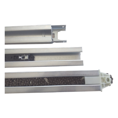 ACCESSPRO ACCESSRAILC3 - Riel tipo C / 3 secciones de 1 m (3.28 ft) / 6 m de cadena integrada / Compatible con ACCESSFORCE y | SIERRA STORE