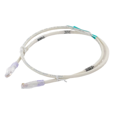 PANDUIT UTPSP3Y - Cable de Parcheo / Cat6 / 24 AWG / CM / 0.91 m (3 ft) / UTP / Blanco Mate | SIERRA STORE