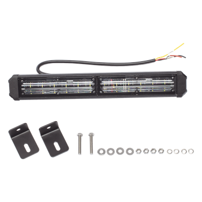 Barra de Luz de Advertencia LED / 2 Módulos / 12 LED Gen III / 10.8' (274 mm) / 180° / 10-30 VCC | SIERRA STORE