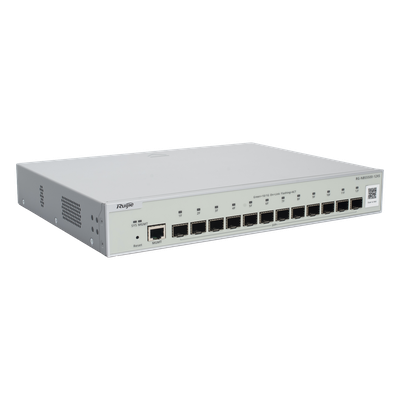 Switch Administrable Full Aggregation Capa 3 / 12 Puertos SFP+ 10G / 240 Gbps / 1U / 11.81 x 9.13 x 1.73 in | SIERRA STORE
