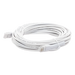 LINKEDPRO BY EPCOM LP-PSLIM-10WH - Cable de Parcheo Cat6 Ultra Slim / 10 m (32.8 ft) / UTP / 250 MHz / 1 GbE / RJ45 Chapado en Oro / | SIERRA STORE