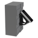 EPCOM INDUSTRIAL EI-BD-SK - Base de Pared para Lectora / Ángulo Ajustable 25°-55° / Acero con Recubrimiento en Polvo / Instalación en | SIERRA STORE