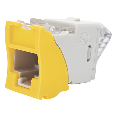 SIEMON U6-K05NS - Jack Keystone Cat6 UTP / 250 MHz / Amarillo / -10 a 60°C / 22-24 AWG / T568A/B | SIERRA STORE