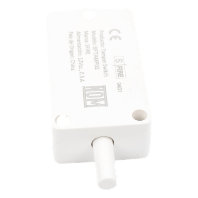 Tamper Switch / Contactos de Plata / 0.150 Ω Máx / 12 VDC / 0.5 A / Certificación UL y CE | SIERRA STORE