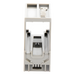 PANDUIT CADIN1IG - Adaptador de 1 Puerto / Riel DIN 35 mm (1.38 pulgadas) / Policarbonato UL94V-0 / Color Gris Internacional | SIERRA STORE