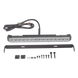 Luz Auxiliar LED / 45 LEDs Tricolor Rojo/Azul/Blanco / 12-24 VDC / Lente Transparente / SAE / 11.42" / Halo Rojo Multifuncional | SIERRA STORE