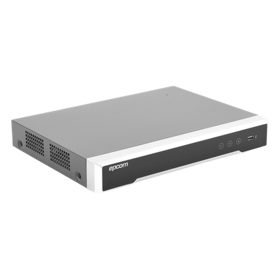 EPCOM EV-8004TURBO-D - DVR 4 Canales TurboHD + 4 Canales IP/ 8 Megapixel/ Acusense/ Audio por coaxitron / 1 Bahía de Disco Duro /4 | SIERRA STORE