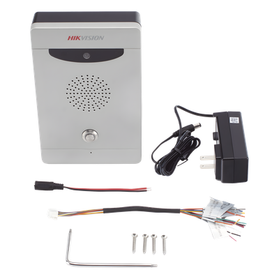HIKVISION DS-PEA103-CK1-E1 - Estación de Alarma de Pánico con Video / 2 Megapixel / Audio Bidireccional / PoE / IP65 / IK08 / Montaje | SIERRA STORE