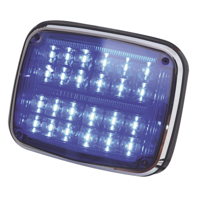 Luz de Advertencia LED / 24 LEDs / 11 Patrones Programables / IP67 / 12-30 VCC / 24 W / Policarbonato | SIERRA STORE