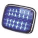 Luz de Advertencia LED / 24 LEDs / 11 Patrones Programables / IP67 / 12-30 VCC / 24 W / Policarbonato | SIERRA STORE