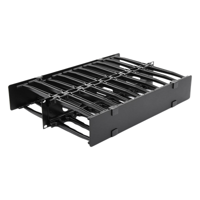 SIEMON HCM-6-2UD - Organizador de Cable Horizontal / Doble Profundidad 6in (152mm) / Rack 19in / 2UR / Alta Densidad | SIERRA STORE
