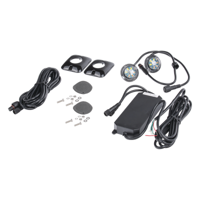 Estrobos Ocultos LED / 6 LED Rojo/Claro / 12 Patrones / 10-24 VCC / 1 A Máx. / Montaje Permanente | SIERRA STORE